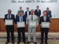 Mesa com diplomação dos eleitos de Jari e Tupanciretã ao Executivo Municipal