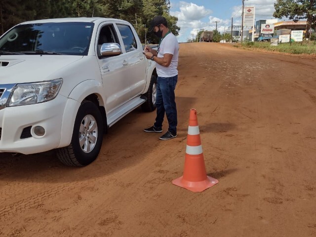 Saída Próxima as Antenas das Rádios Tupã e Clube Um