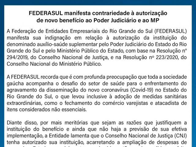 Nota da Federasul