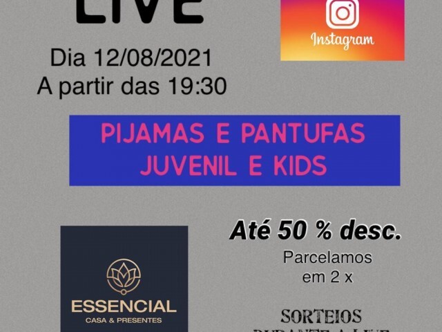 Convite para a live