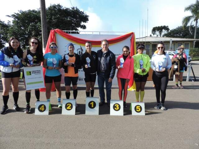 Pódio Feminino 4km