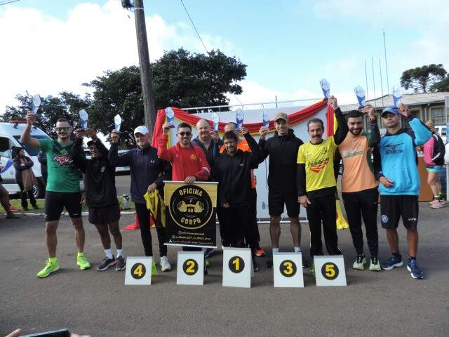 Pódio Masculino 6km geral