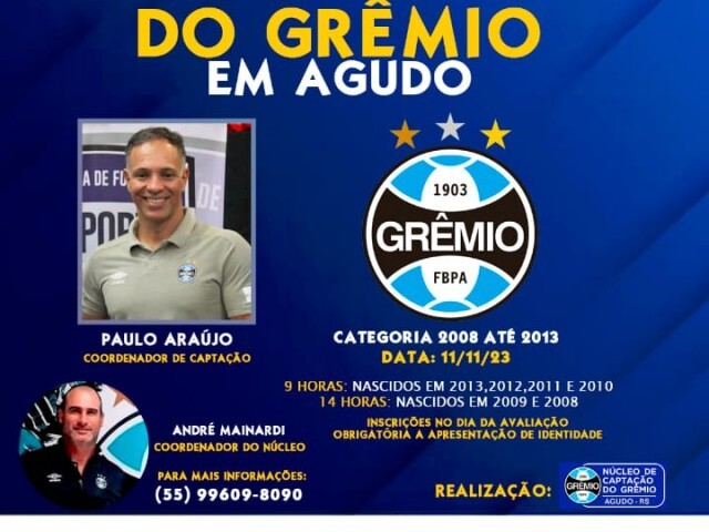 Academia Futebol Tricolor participará de peneira