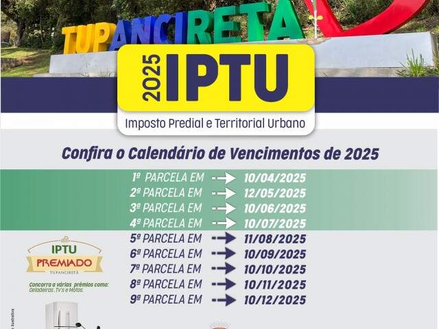 IPTU calendário