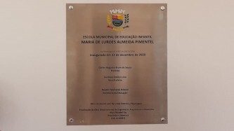 Inauguração da EMEI Maria de Lurdes Almeida Pimentel 