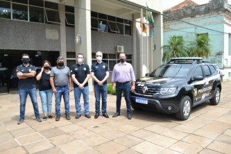 Foi oficializada  entrega da viatura semiblindada para a Polícia Civil de Tupanciretã