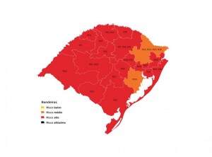 R12 continua em bandeira vermelha nesta rodada do mapa do distanciamento controlado