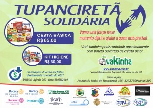 Projeto Tupanciretã solidária pede apoio para a comunidade