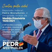 Deputado Pedro Westphalen comenta sobre a MP 1026/2021