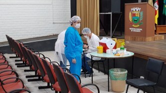 Terça-feira haverá vacinação de segunda dose para vacinados até dia 06/04