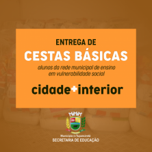 Confira o cronograma de entrega dos kits de cestas básicas na próxima semana