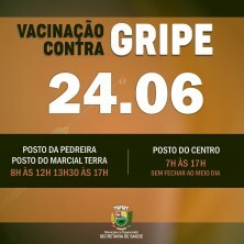 Nesta quinta-feira vacinação da gripe em Tupanciretã