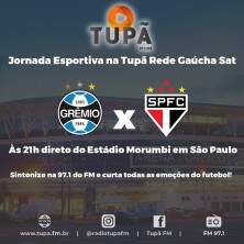 Grêmio encara o São Paulo no Morumbi neste sábado 