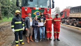 Matheus Ehlers é recepcionado com carreata