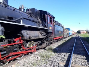 ABVT recepcionou a Locomotiva da Associação Brasileira de Preservação Ferroviária nesta terça-feira.