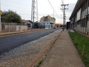 Obras de asfaltamento em andamento em Tupanciretã