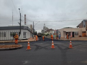 Obras de asfaltamento poderão serem concluídas na próxima semana 