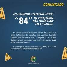 Linhas de telefonia móvel da Prefeitura de Tupanciretã sofrem avarias