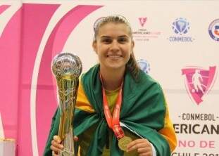 SPORT F.C anuncia a contratação da capitã da seleção brasileira de Futsal e da goleira tupanciretanense Andreia de David