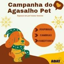 ADAT inicia campanha do Agasalho Pet