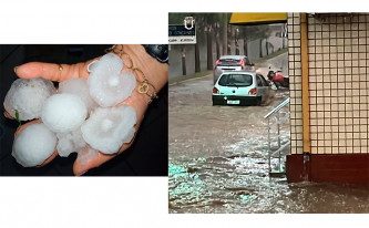 Tupanciretã e região, sofre com inundação e granizo, em pontos do município