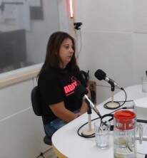 Marina Paiva da Costa, Presidente ADAT, concedeu entrevista à Rádio Tupã, apresento as melhorias da Associação