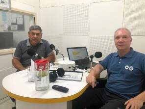 Claudiomiro Cordeiro dos Santos, Assessor paramentar do Deputado Dionilso Marcon, concedeu entrevista à Rádio Tupã