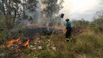 Bombeiros Voluntários de Tupanciretã atendem ocorrências em localidade próxima