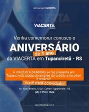ViaCerta Banking celebra 1º ano em Tupanciretã