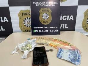 PC de Tupanciretã prende indivíduo por tráfico de drogas