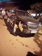 Acidente envolve dois veículos na Padre Roque com danos materiais