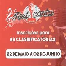 Divulgado nesta quarta-feira a data das inscrições para a segunda edição do FestCantu 