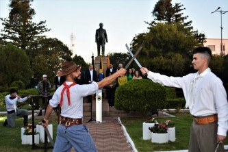 E.N. Taquarembó participa da chegada do Fogo Simbólico da Pátria ao município de Júlio de Castilhos