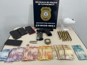 PC de Tupanciretã realiza prisão de pessoas por tráfico de drogas e posse ilegal de arma de fogo