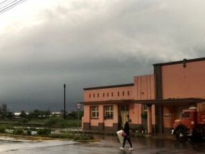 Manhã vira noite em Tupanciretã, e semana inicia com chuva intensa