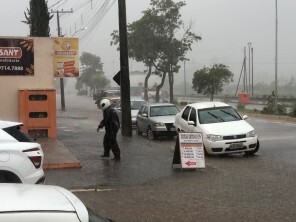 Alto índice de chuva alaga avenidas de Tupanciretã