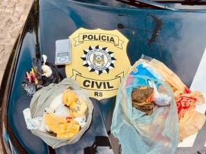 PC de Júlio de Castilhos prende duas mulheres em flagrante por tráfico de drogas