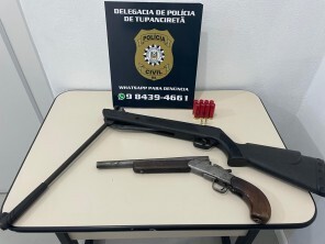 PC de Tupanciretã prende homem em flagrante por posse de arma de fogo