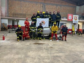 Bombeiros Voluntários de Tupanciretã realizam qualificação profissional recebendo bombeiros da região
