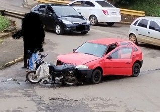 Acidente na rótula central de Tupanciretã resulta em escoriações