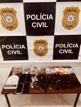 Polícia Civil prende indivíduos por tráfico de drogas em Júlio de Castilhos