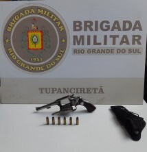 Indivíduo de bombacha com revólver na cintura é preso em Tupanciretã