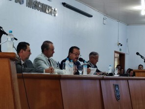 Vereadores e Prefeito eleitos nas eleições de 2024, tomam posse em solenidade realizada nesta quarta, 1º dia de 2025