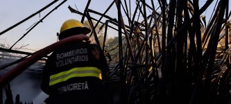 Bombeiros atendem ocorrência no Capão Ralo, interior de Tupanciretã