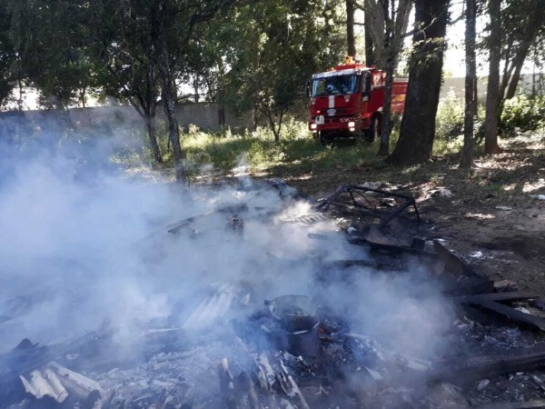 UBVT atende chamado para combate a incêndio na área ambiental da Corsan
